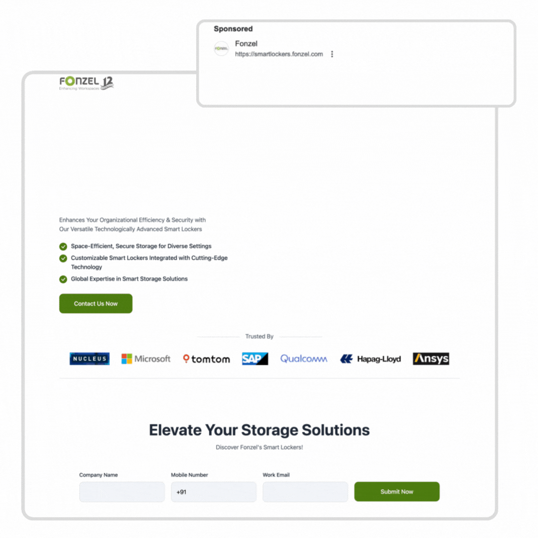 Landing page generator